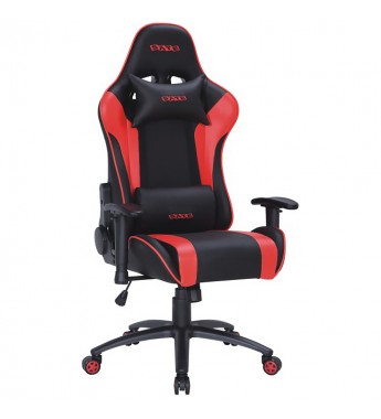 Silla Gamer Satellite A-GC8704 - Negro/Rojo