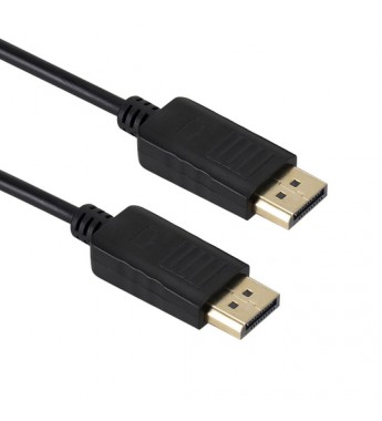 Cable Adaptador DisplayPort Macho (1.8 Metros) - Negro