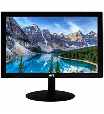 Monitor LED HYE de 20" HD HY20WFNC HDMI/VGA - Negro