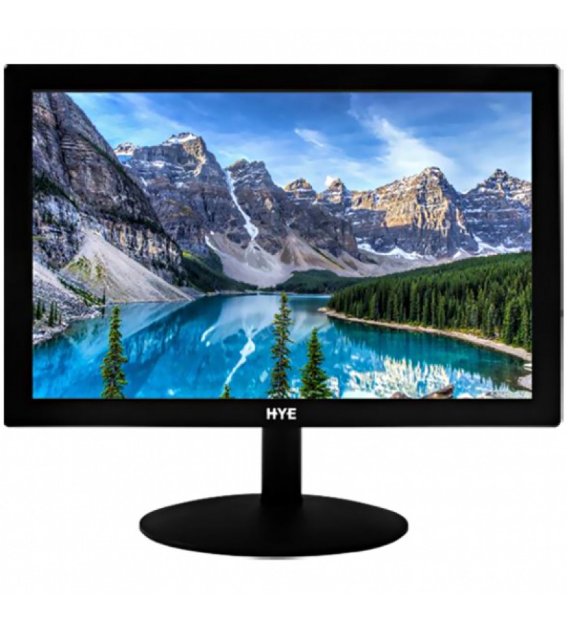 Monitor LED HYE de 20" HD HY20WFNC HDMI/VGA - Negro