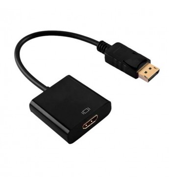 Cable Adaptador DisplayPort a HDMI - Negro