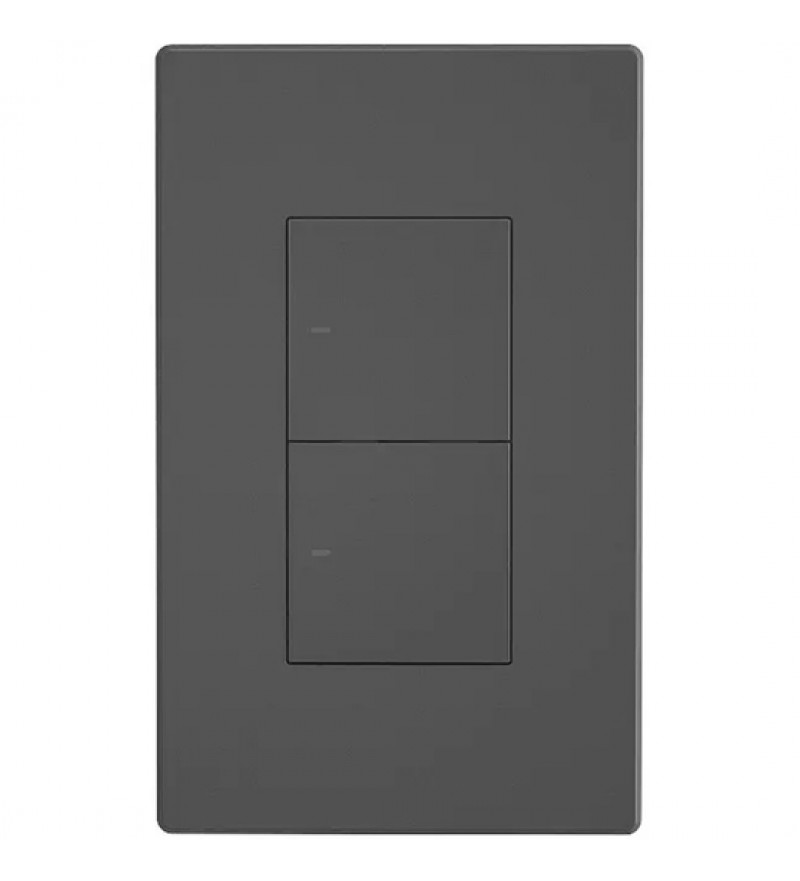 Interruptor de Pared Inteligente Smart Sonoff SwitchMan M5-2C-120 Wi-Fi/Bluetooth/2 Botones - Dim Gray