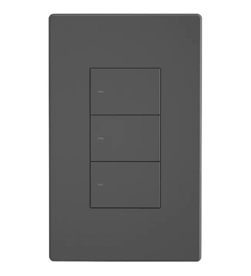 Interruptor de Pared Inteligente Smart Sonoff SwitchMan M5-3C-120 Wi-Fi/Bluetooth/3 Botones - Dim Gray