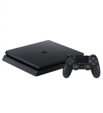 Consola PlayStation 4 Slim de 500GB Sony CUH-2200A Bivolt - Jet Black (Japonés)