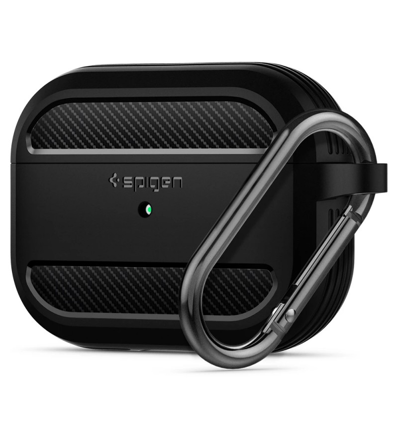 Funda Spigen para AirPods Pro Spigen Rugged Armor ASD00540 - Matte Black