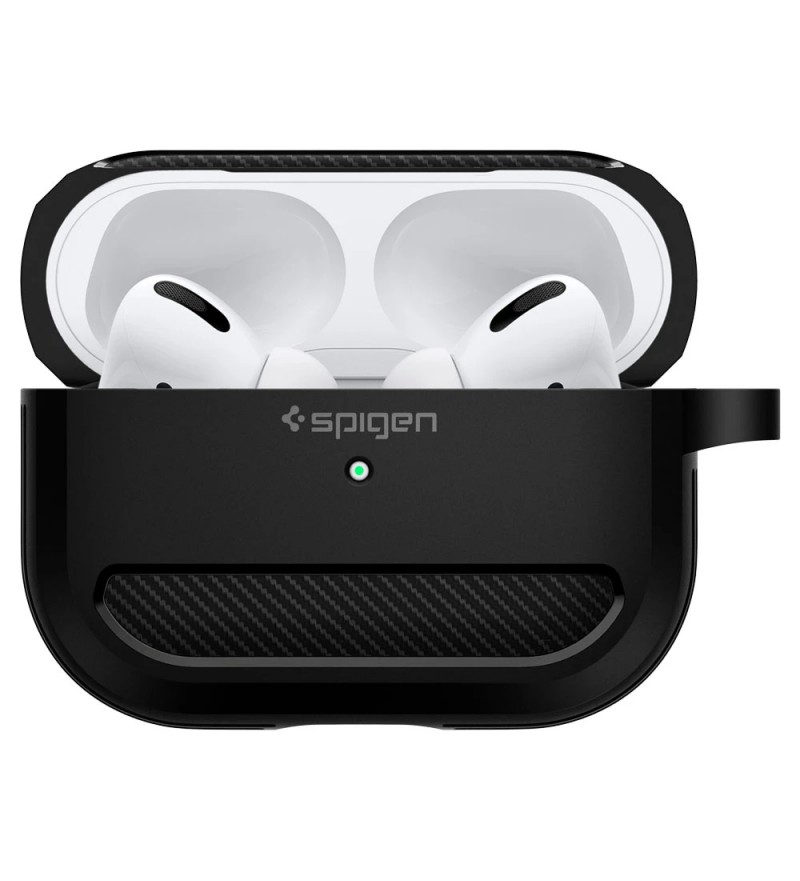 Funda Spigen para AirPods Pro Spigen Rugged Armor ASD00540 - Matte Black