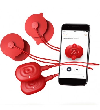 Electroestimulador Therabody PowerDot 2.0 DUO Bluetooth - Rojo