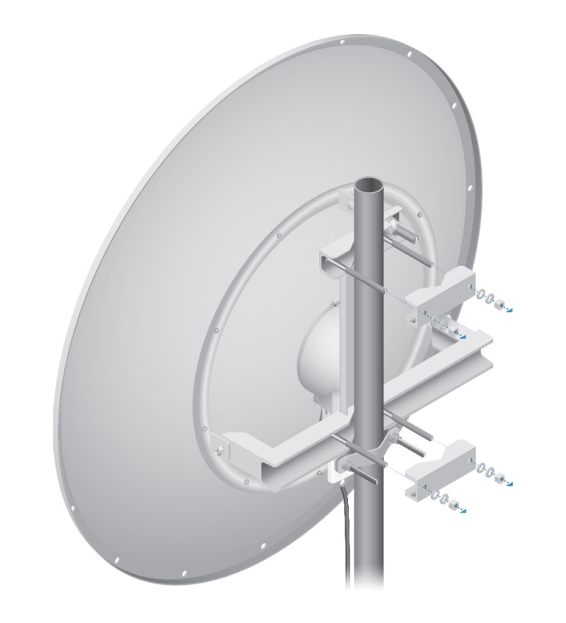 Antena Direccional RocketDish RD-5G34 a 5GHz/34 dBi - Blanco