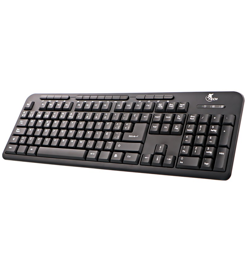 Teclado X-Tech XTK-130 USB/Español - Negro